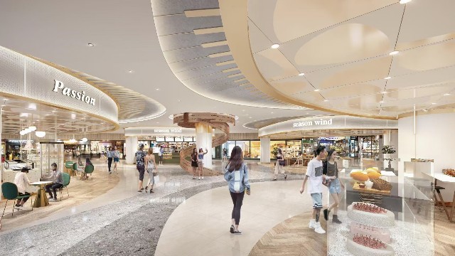 漫樂城項(xiàng)目@扶梯鋁單板